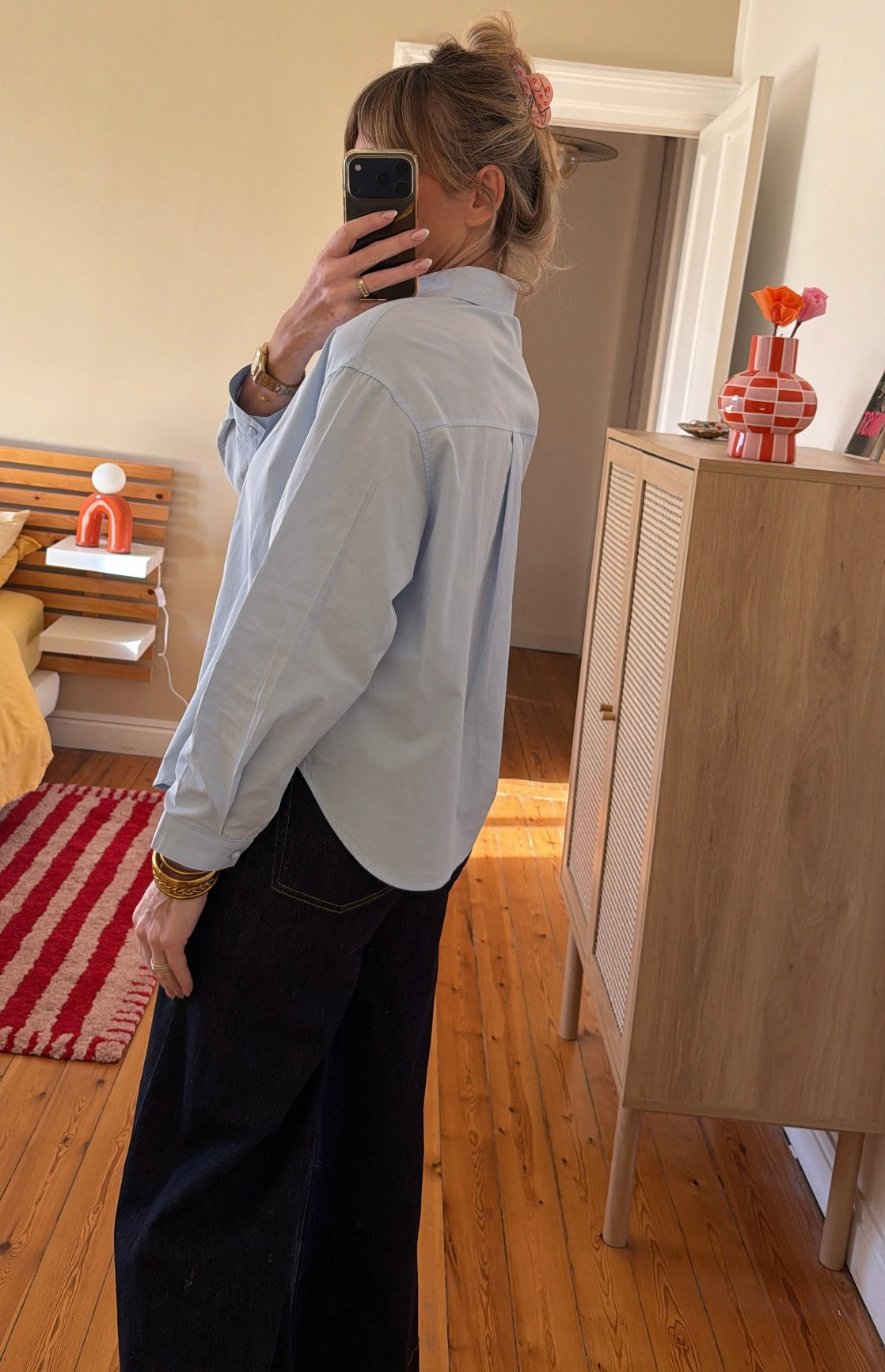 Chemise ANNA Bleu ciel
