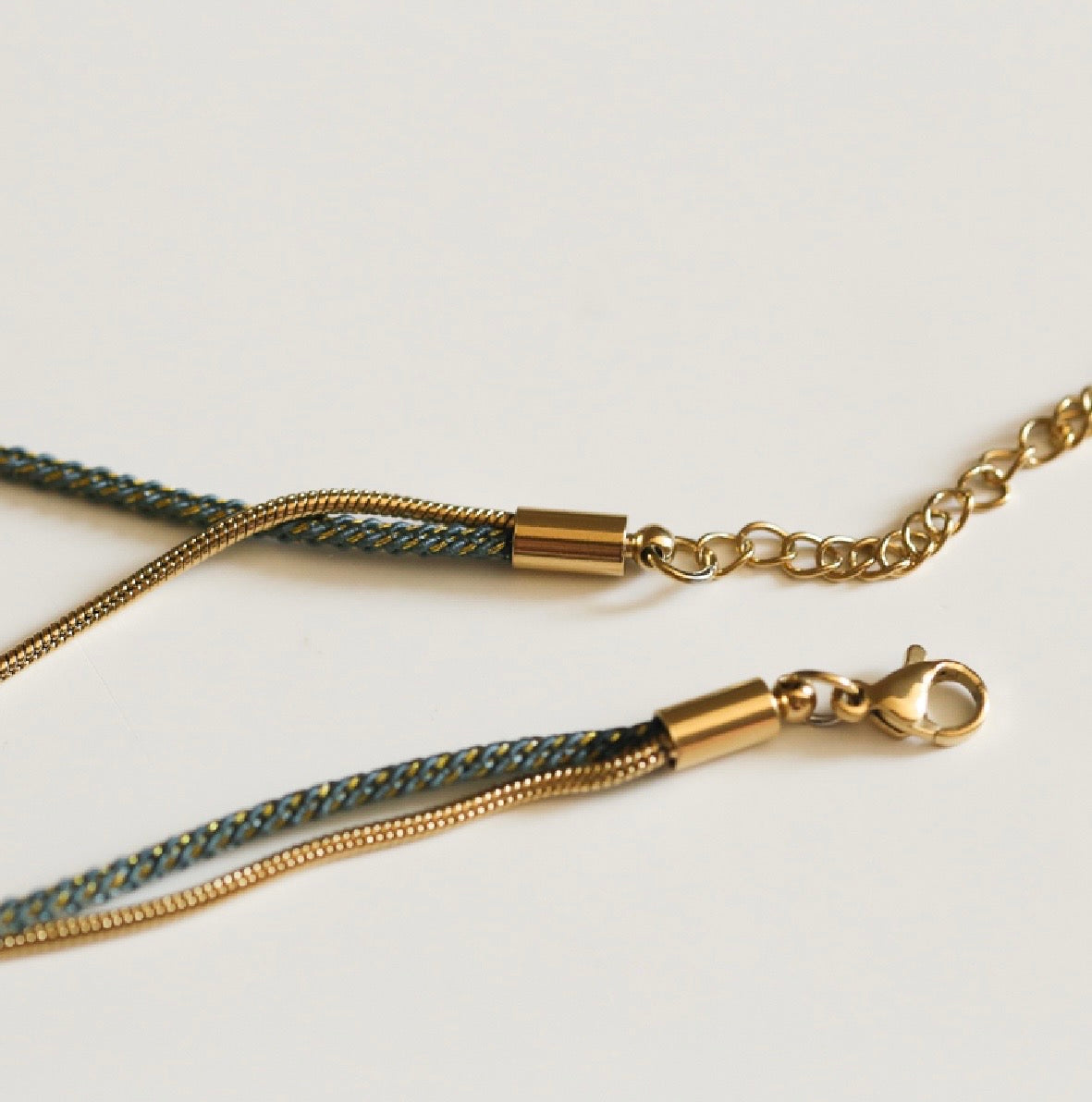 Bijoux VALENTIN & VALENTINE 2 en 1 Vert céladon