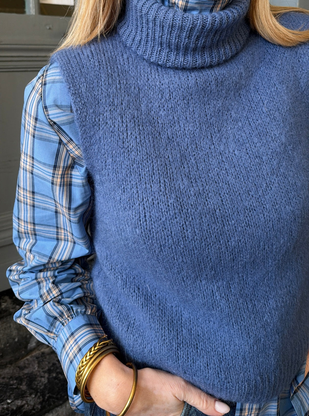 Pull RAPHAËL Bleu jean