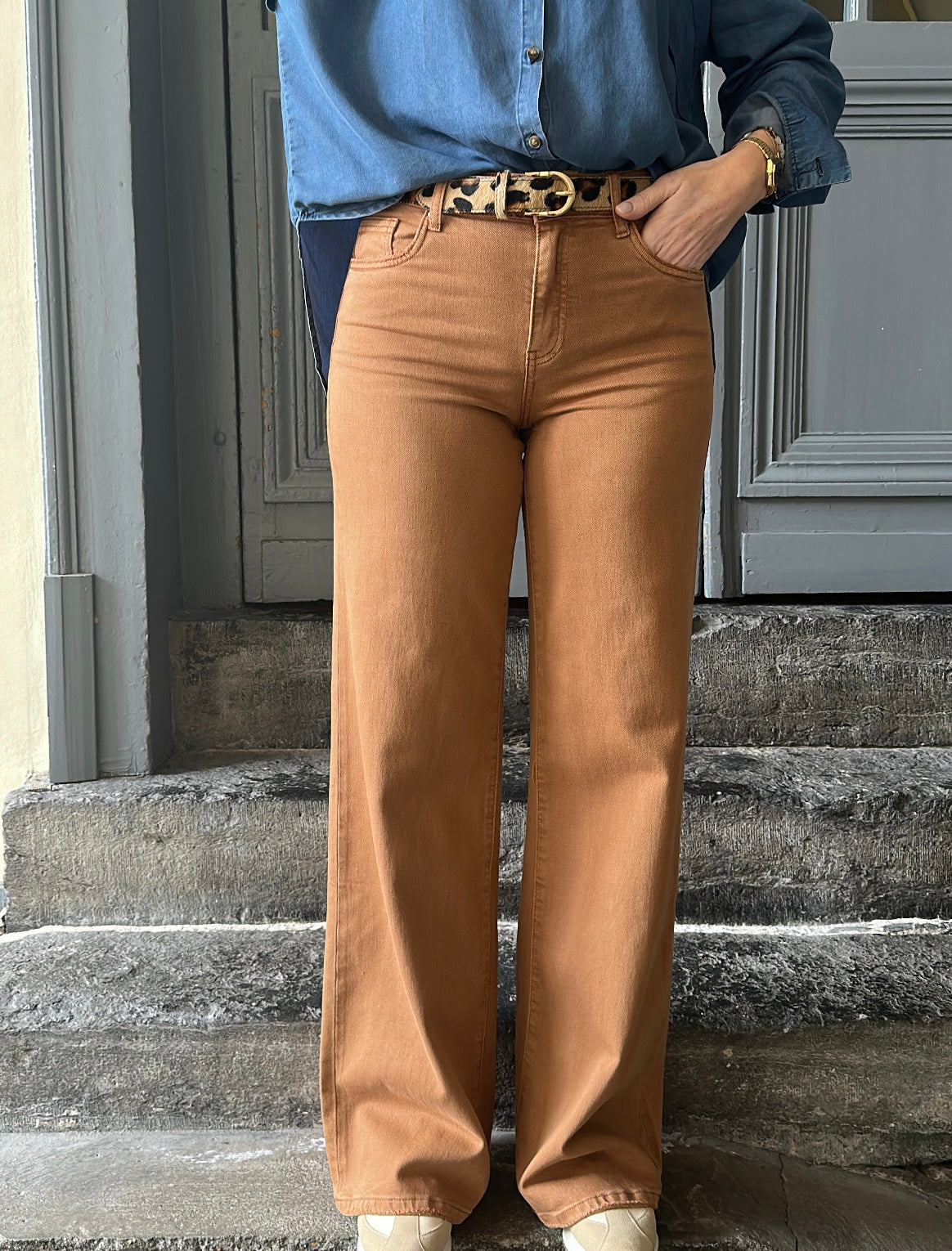 Jean Flare SUZON Camel