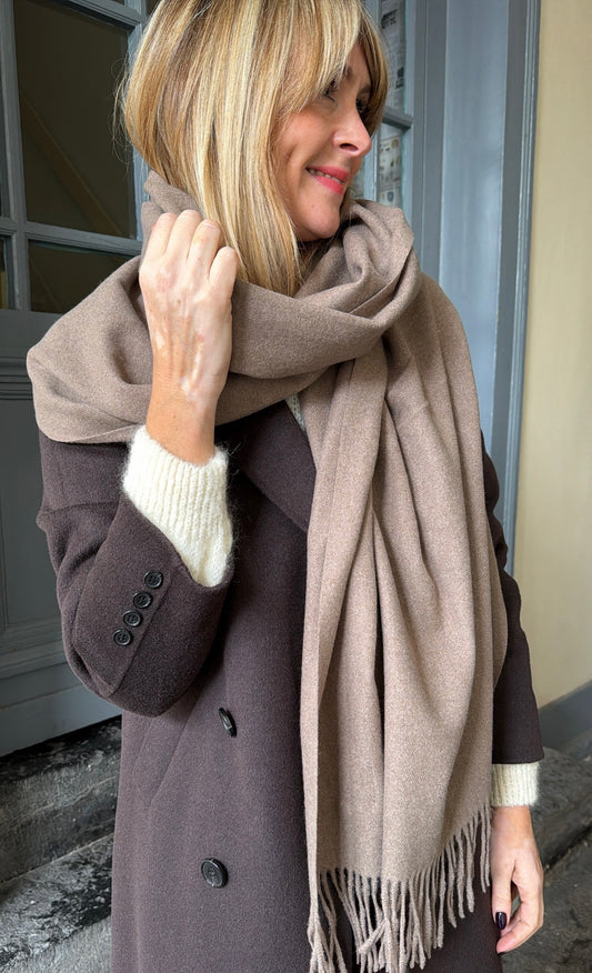 Maxi écharpe LOU Taupe
