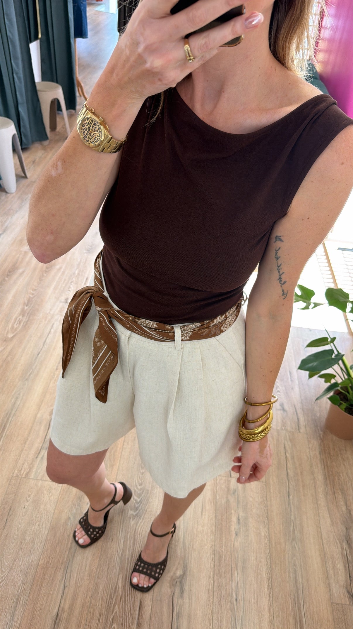 Foulard CHARLES Camel