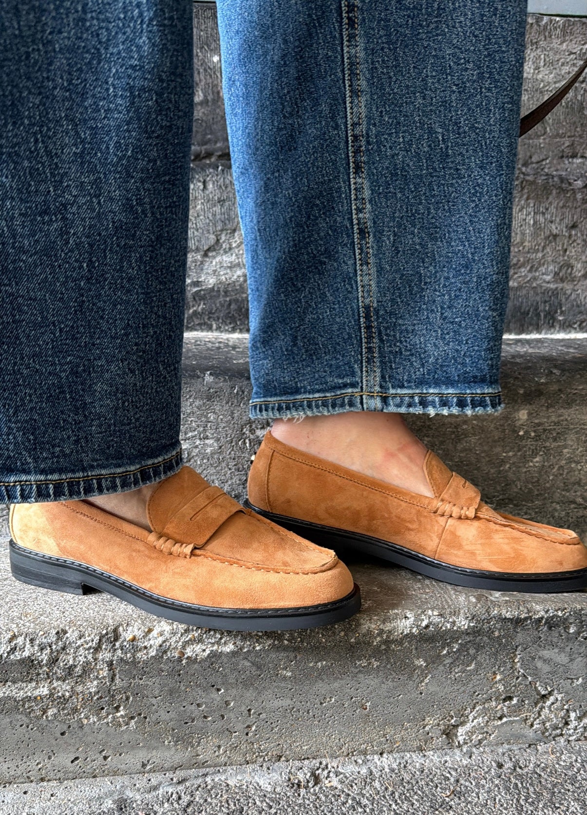 Mocassin ADISON Camel Suède STEVE MADDEN