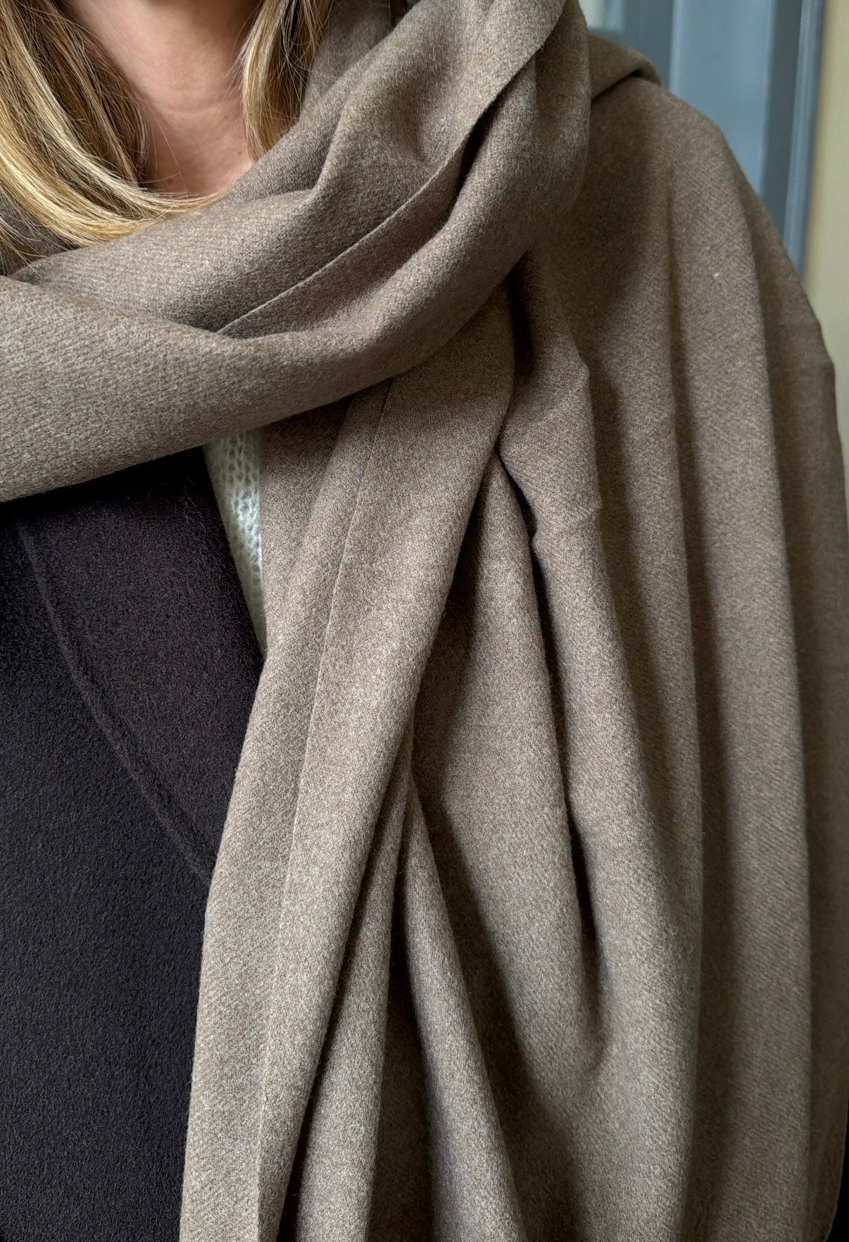 Maxi écharpe LOU Taupe
