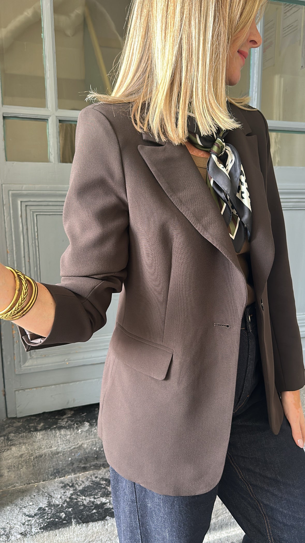 Blazer MÉGANE Chocolat