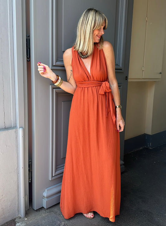 Robe INÈS Terracota