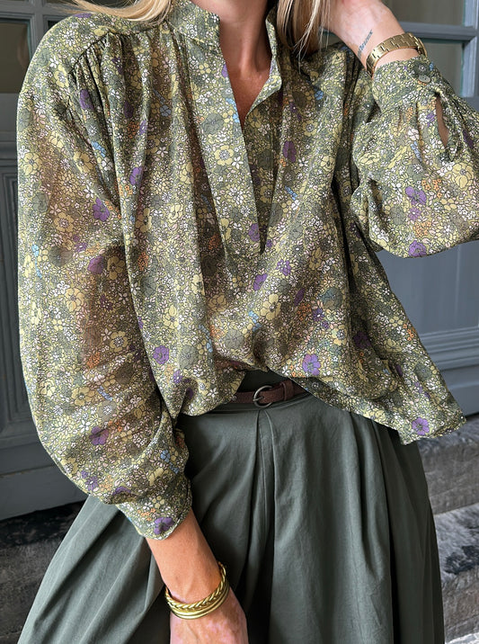 Blouse LIBERTY Verte