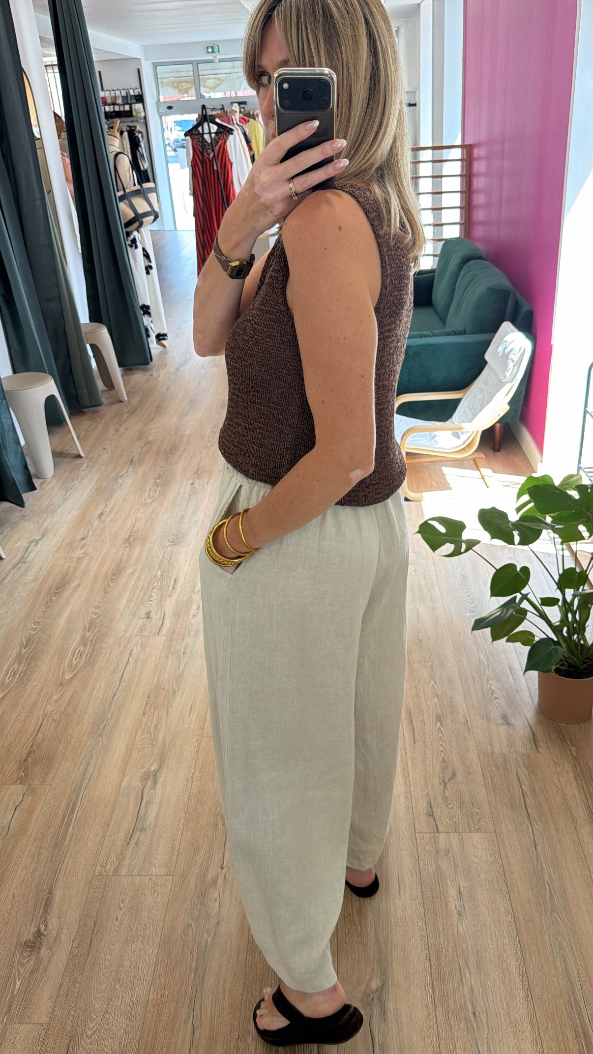 Pantalon LINA Beige