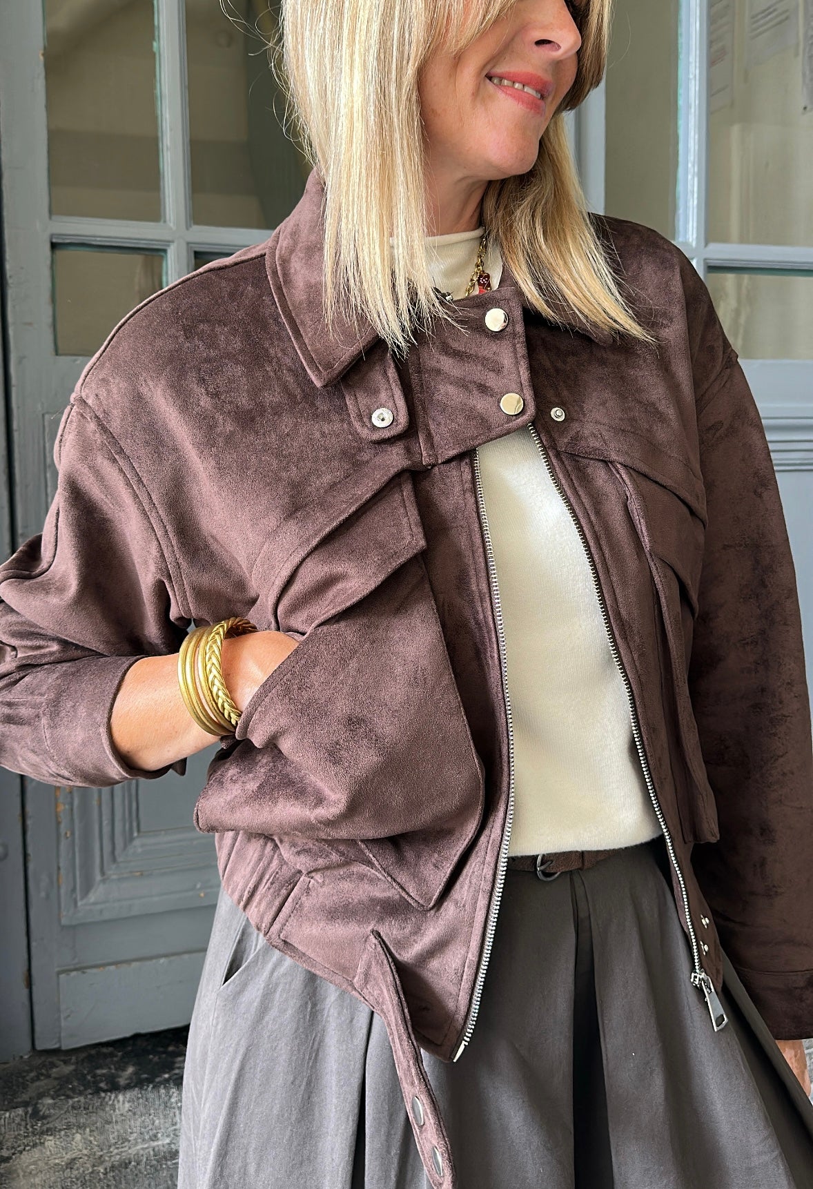 Veste NOLWEEN Chocolat