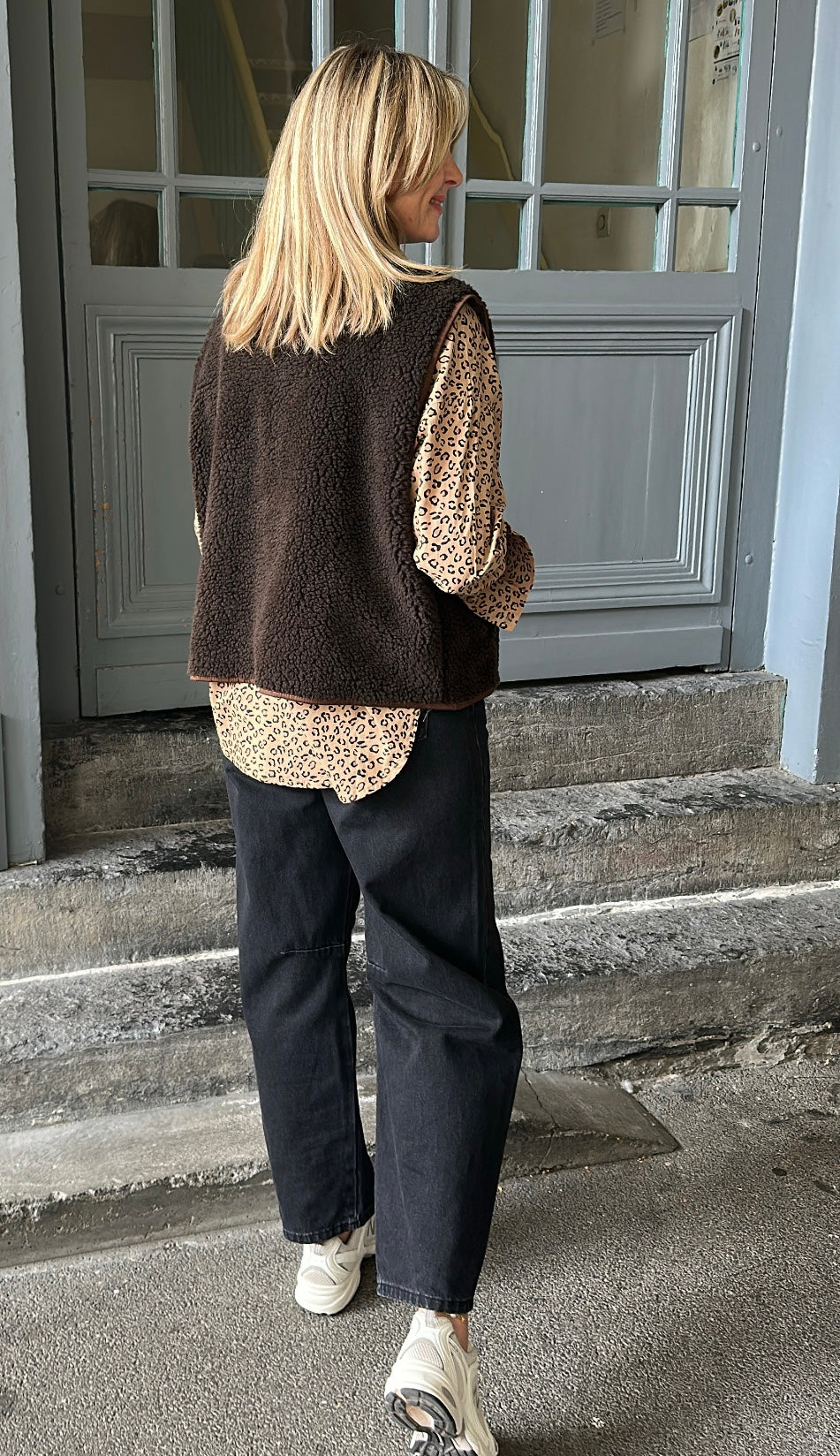 Gilet moumoute HARRY Chocolat