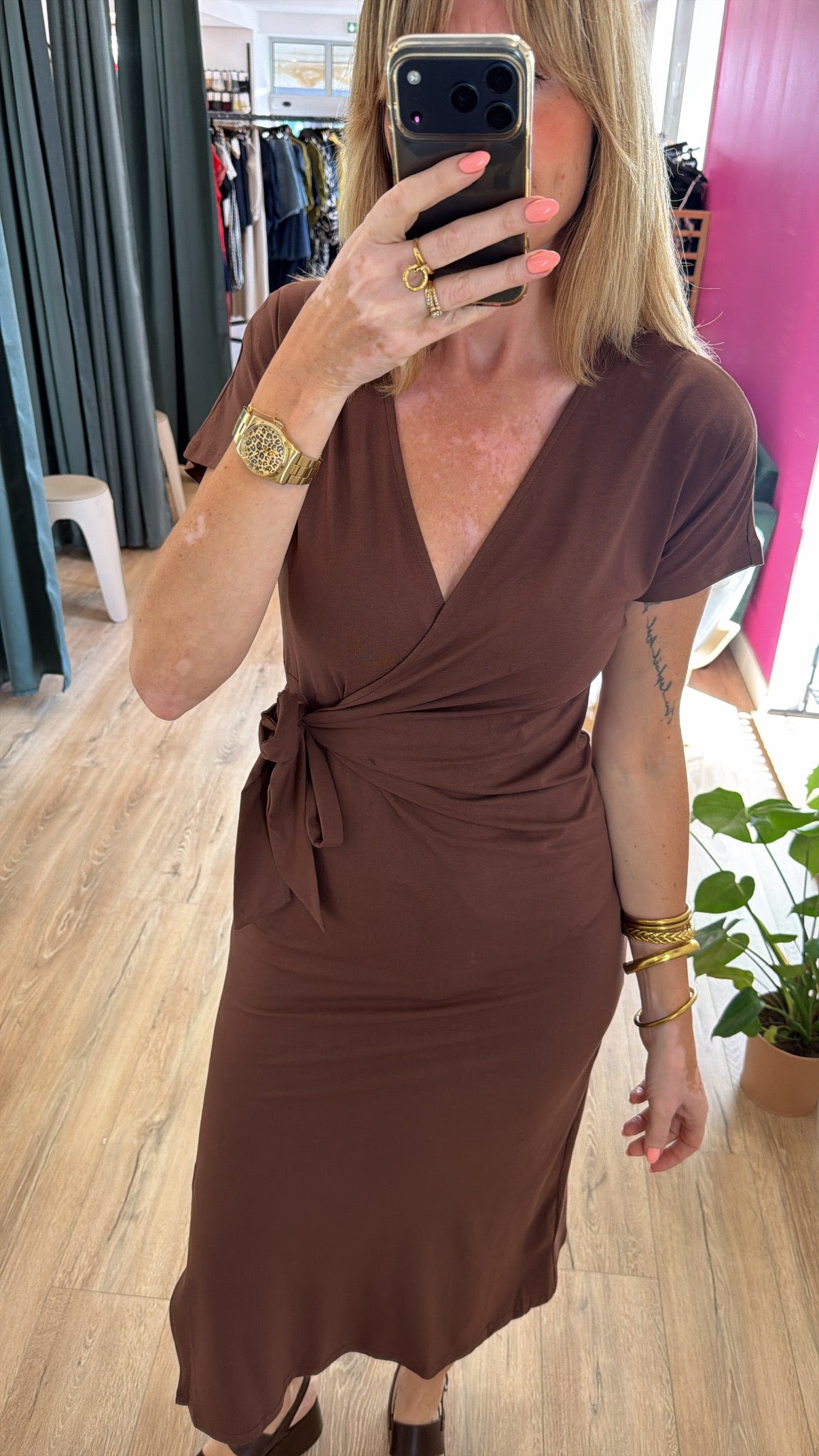 Robe MILENA Chocolat