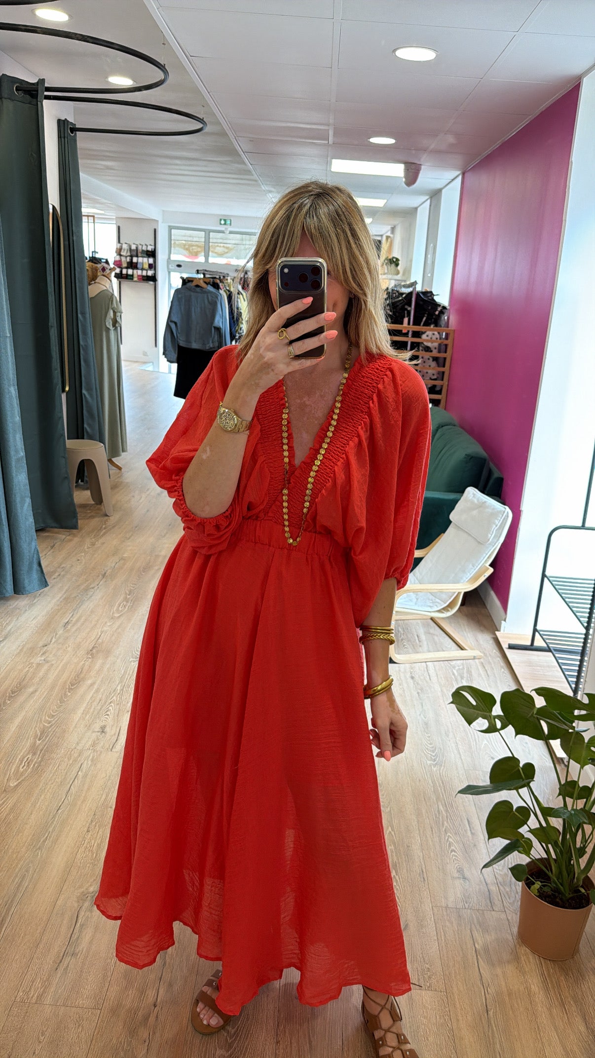 Robe ROMY Corail