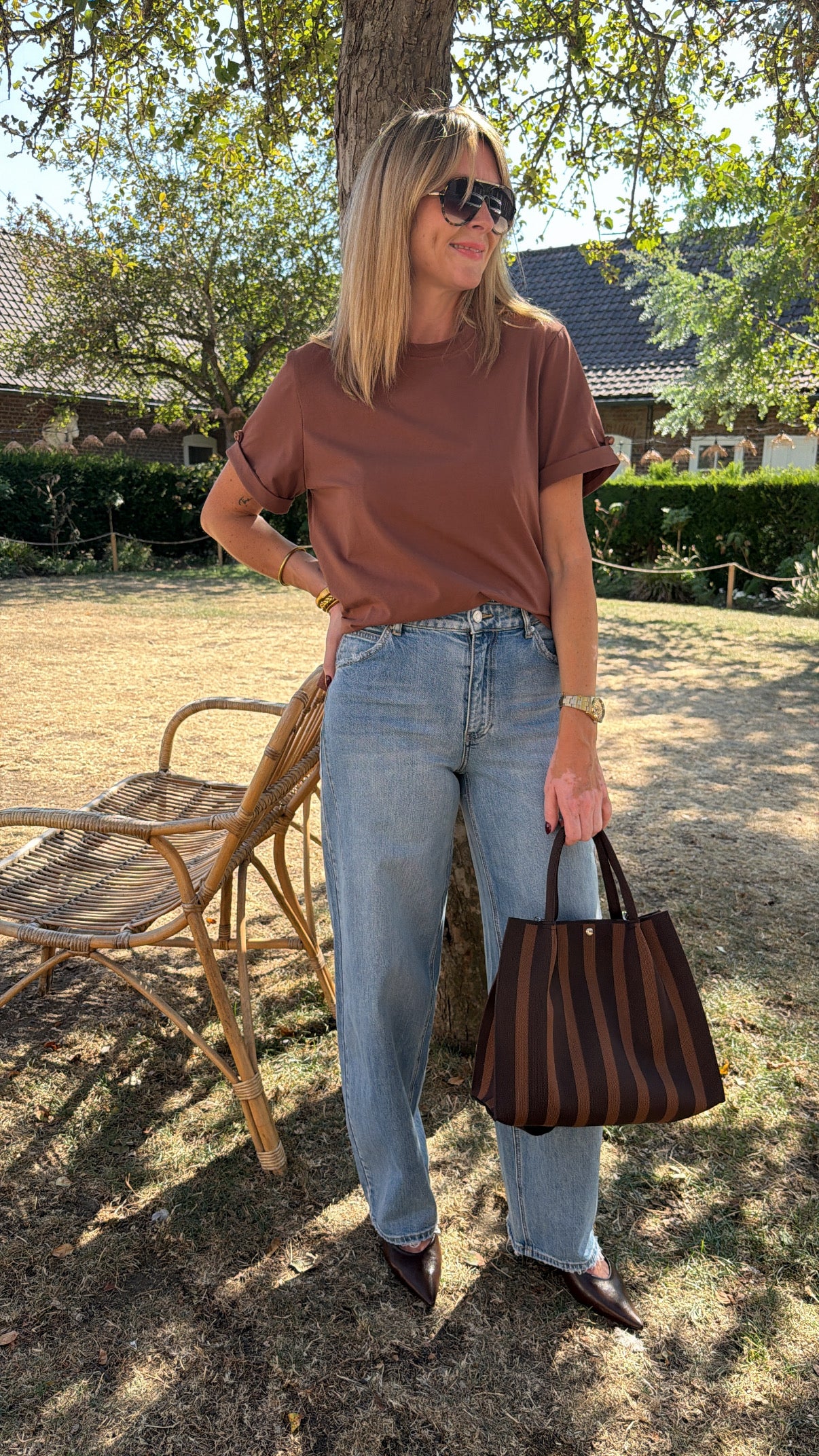 Sac MAÉ Chocolat/Camel