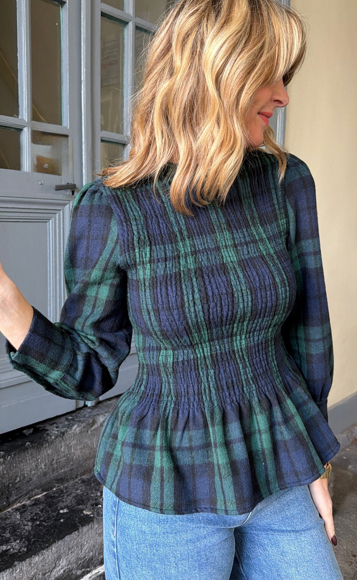 Top tartan NOÉMIE