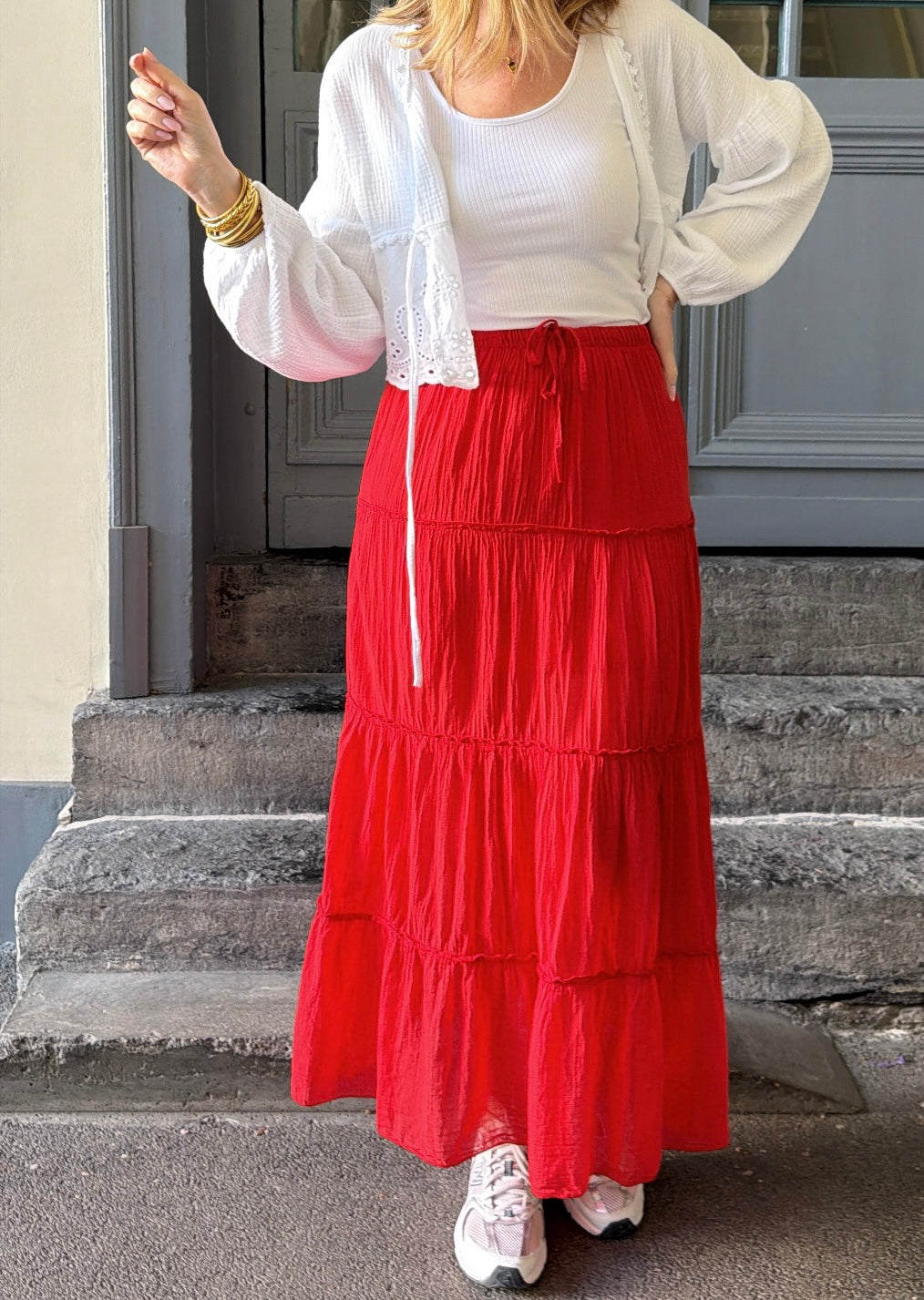 Jupe CHRISTALE Rouge