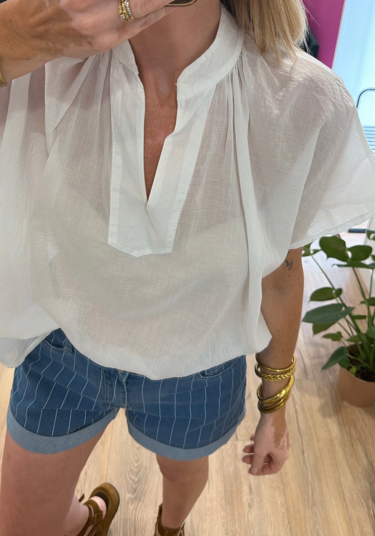 Blouse YSALIS Blanc
