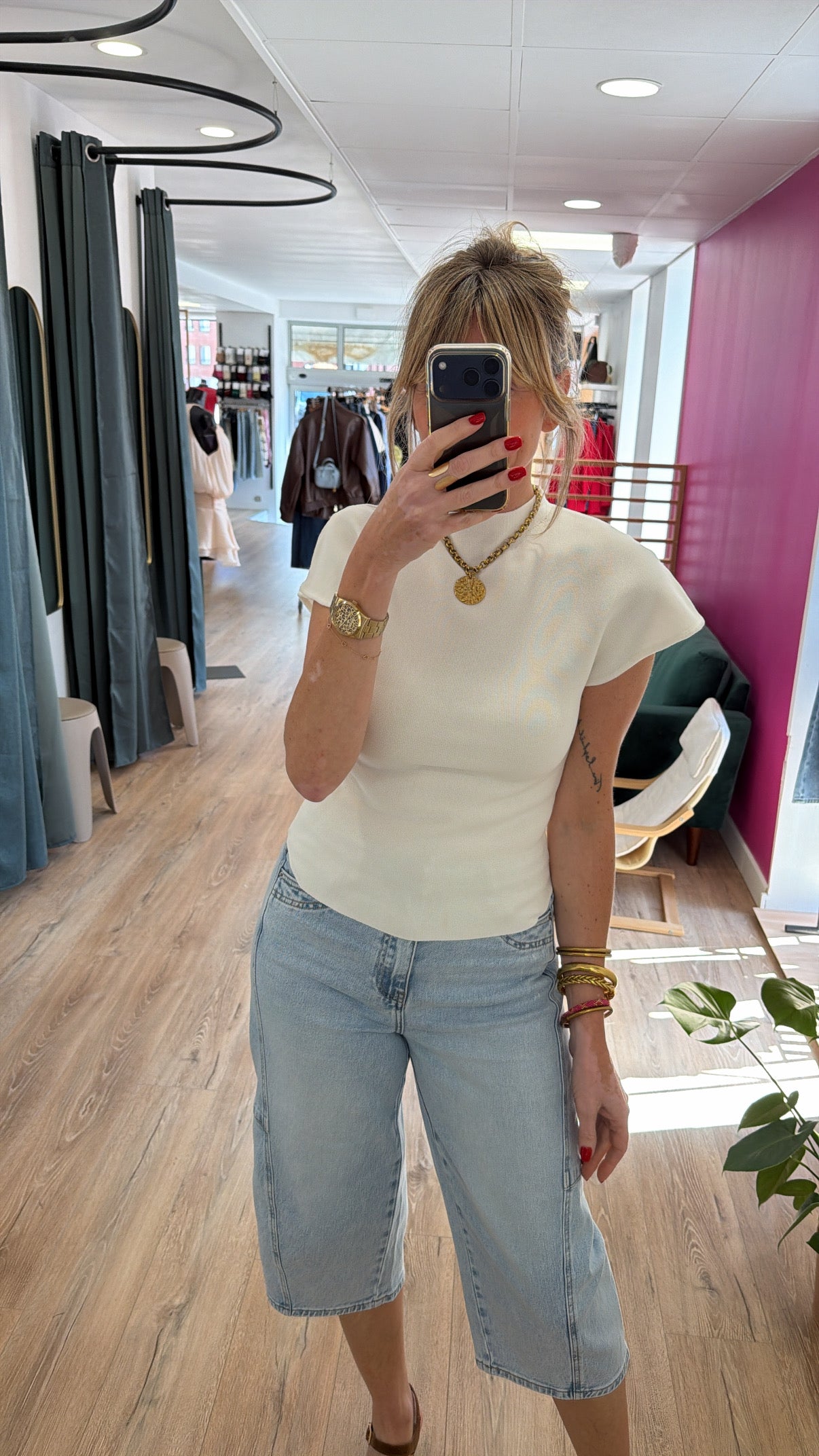 Top AURORE Blanc