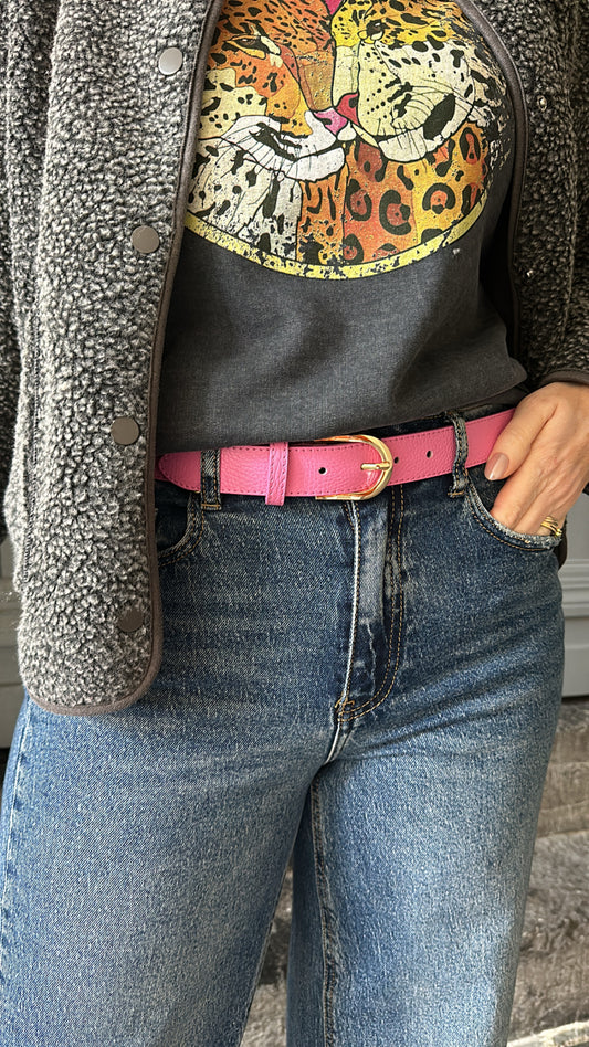 Ceinture LILI Rose bonbon