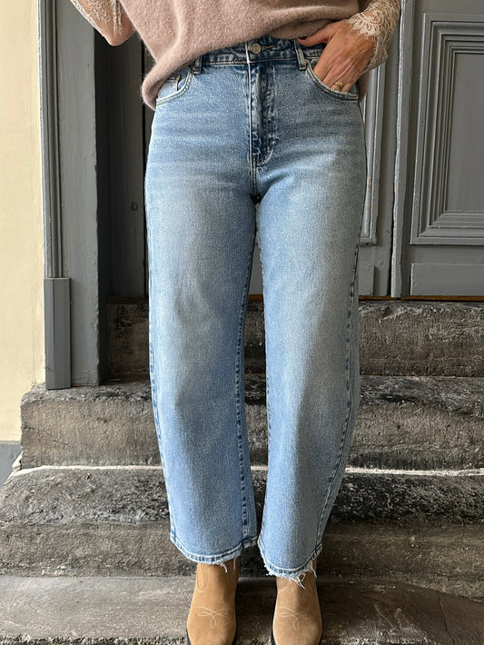 Jean ballon SAMY Denim clair