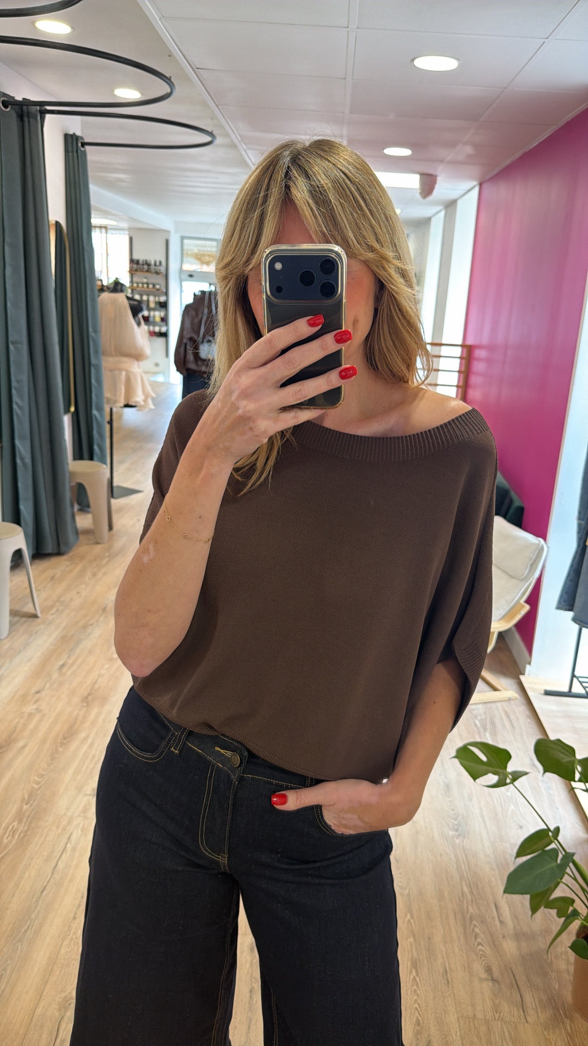 Pull LILOU Chocolat