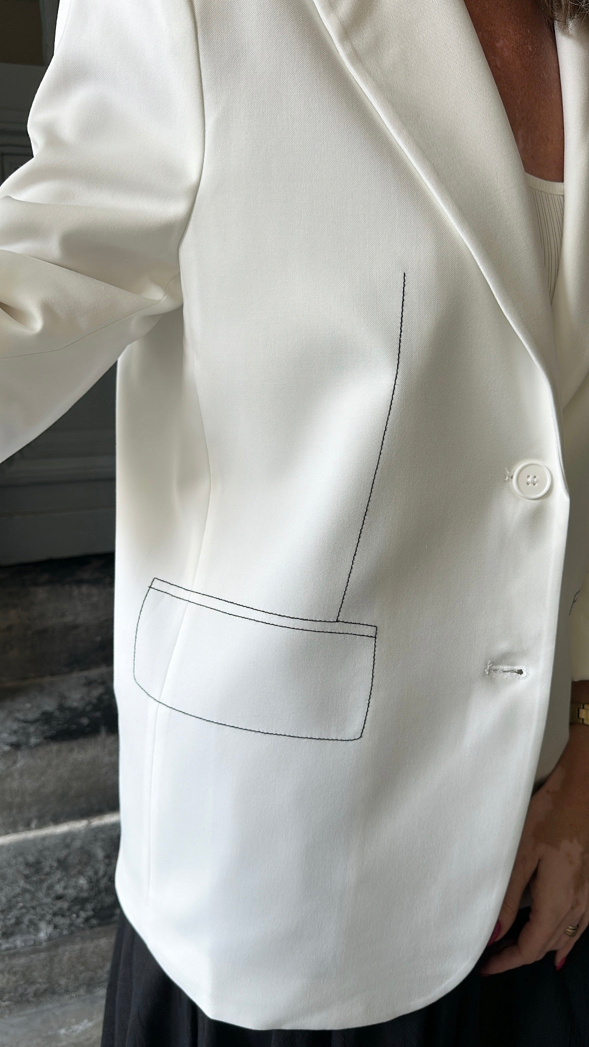 Blazer SOLANGE Blanc