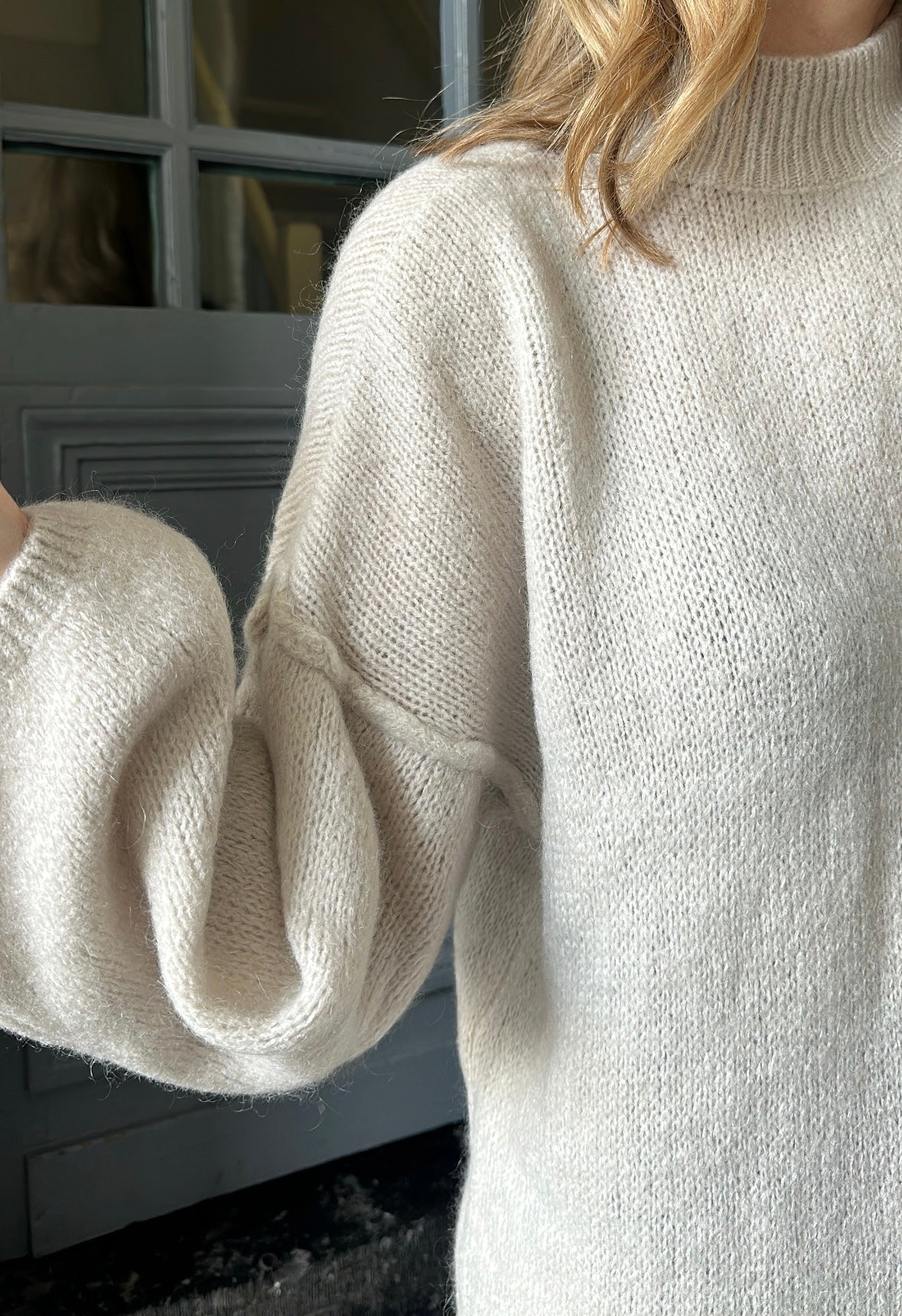 Robe pull CHARLINE Beige