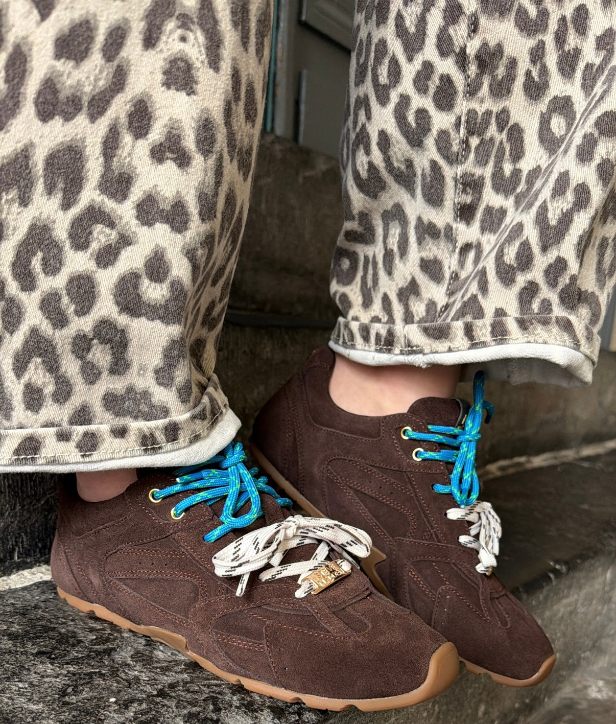 Basket ASIEL Chocolat Suède STEVE MADDEN