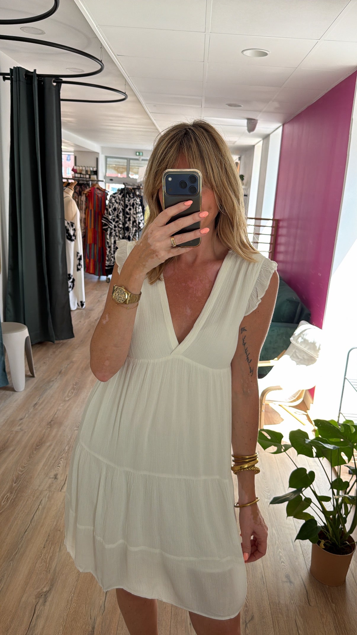 Robe APOLINE Blanche