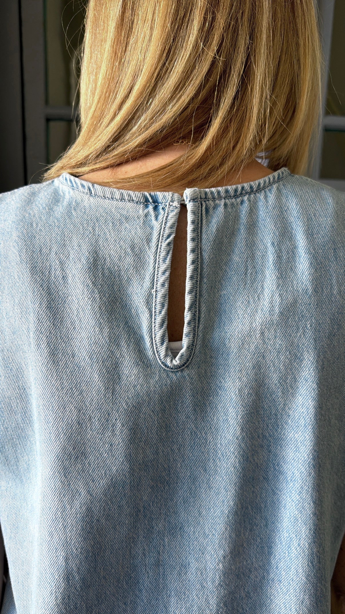 Robe FLORA Denim clair PIECES