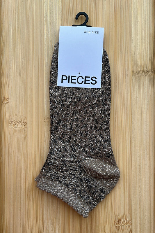 Chaussettes socket SEBBY PIECES Fossil/Léopard