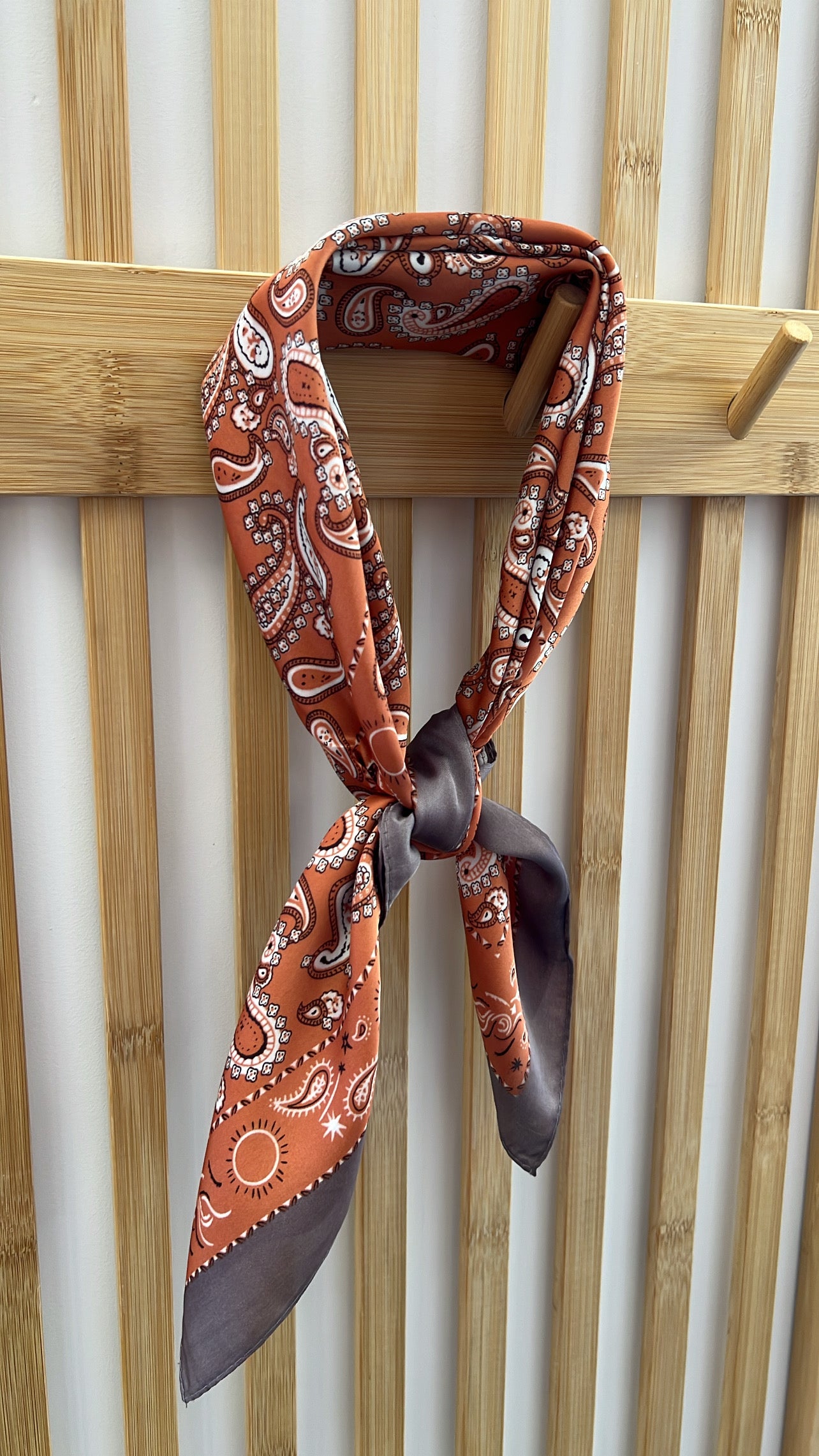 Foulard PAISLEY Terracotta