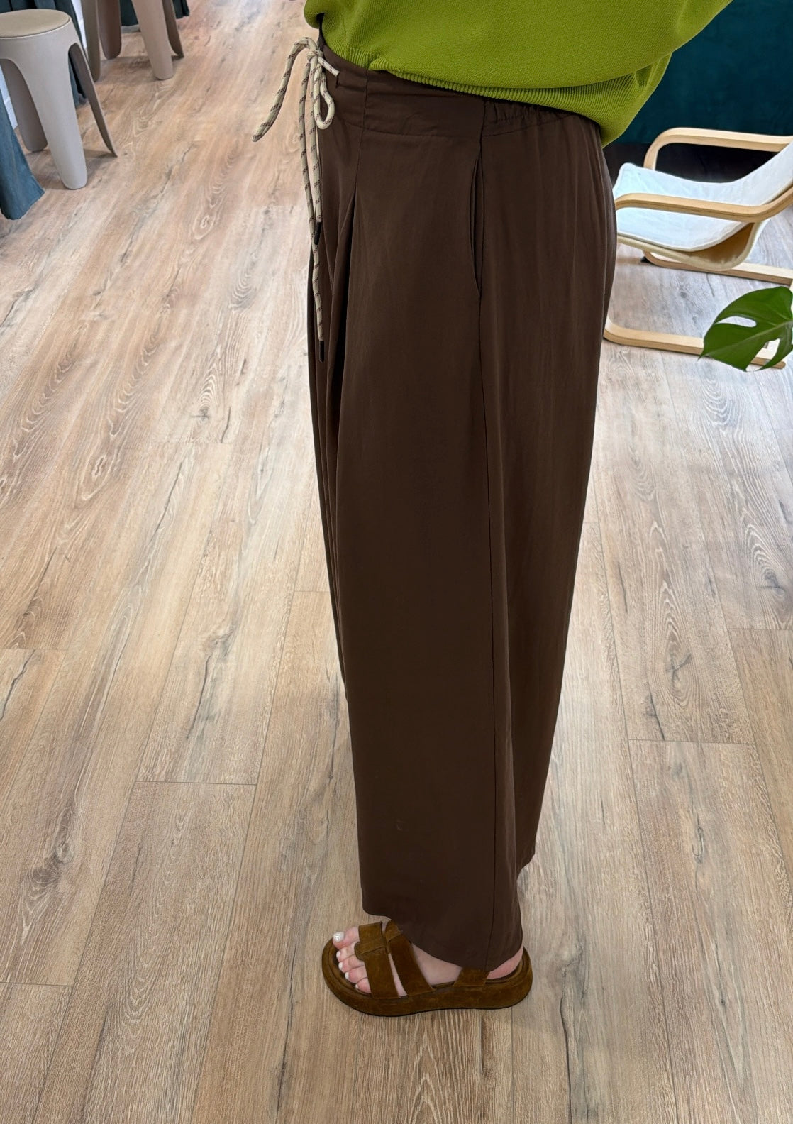 Pantalon CHIMÈNE Chocolat