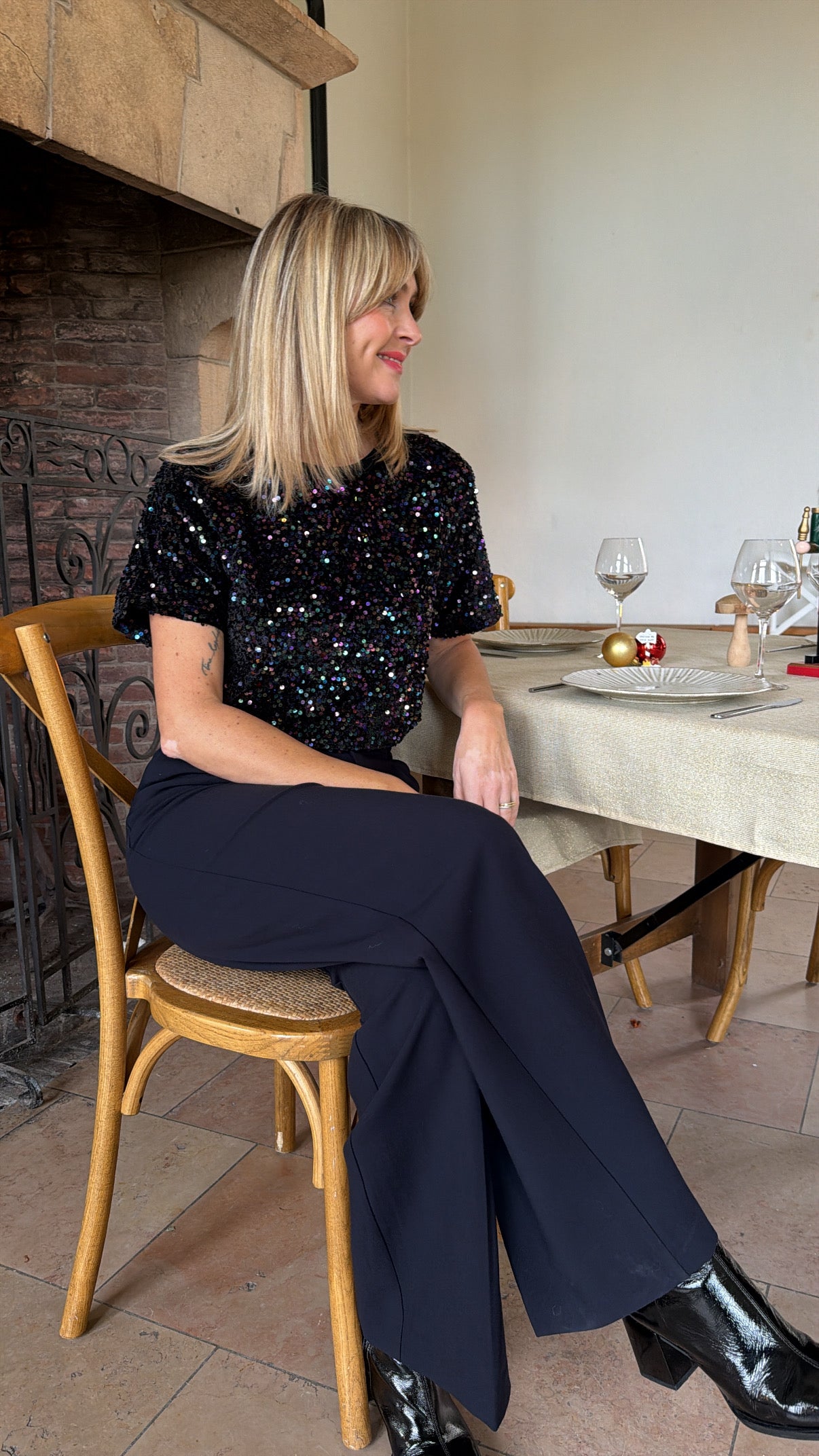 Pantalon SACHA bleu marine