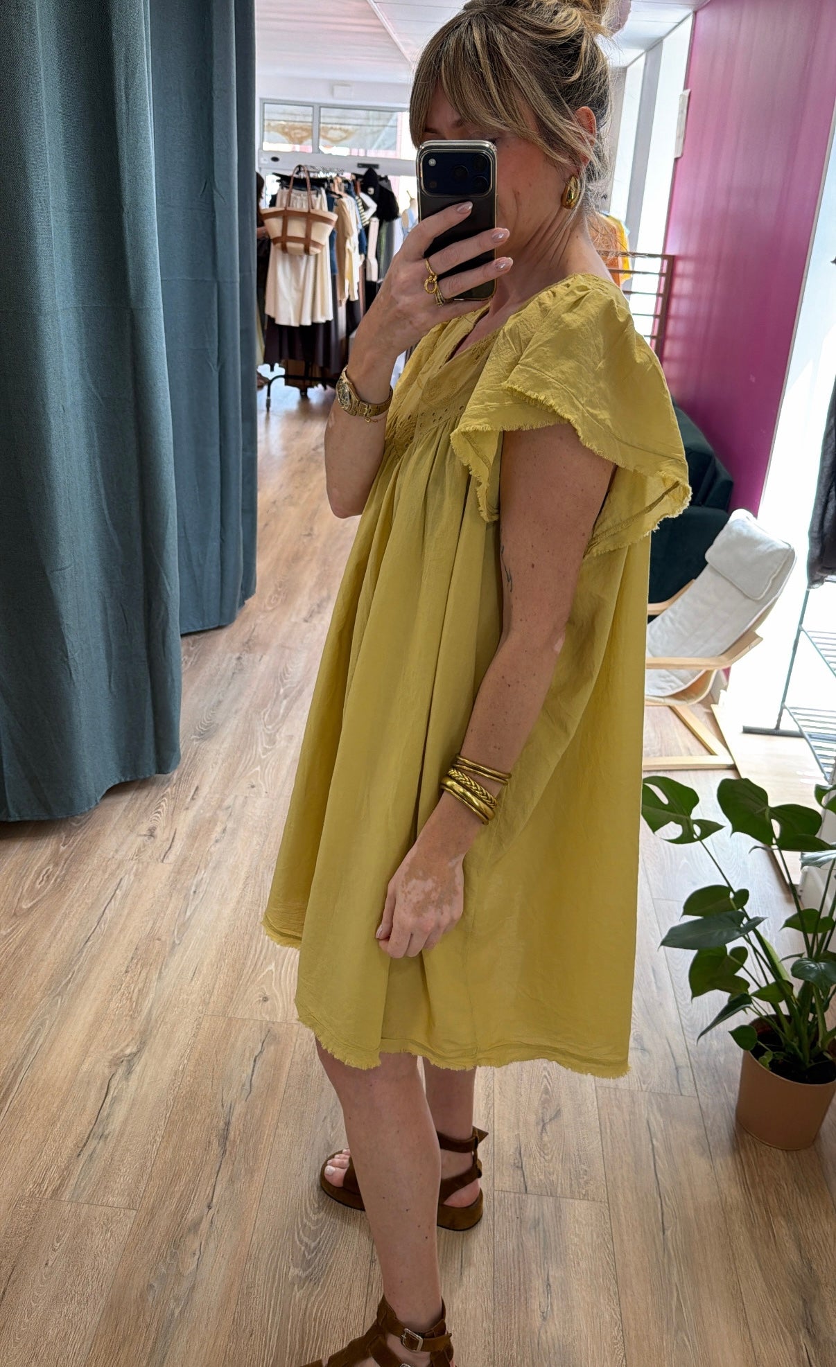 Robe MONISE Jaune