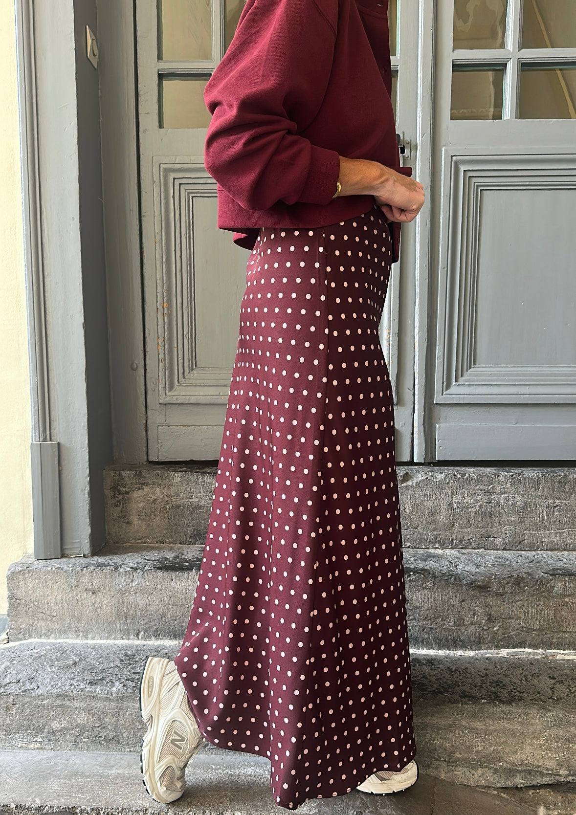 Jupe HELENA Bordeaux