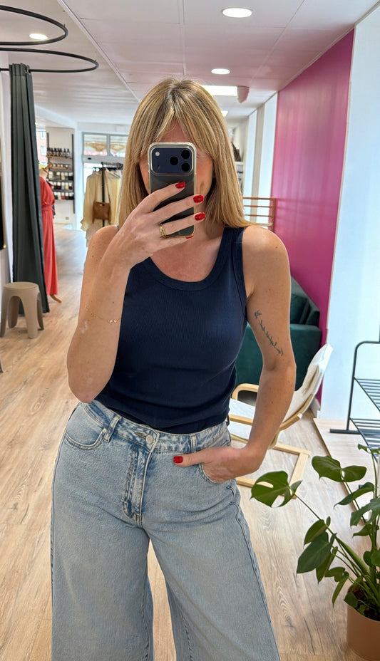 Top NOAME Bleu marine