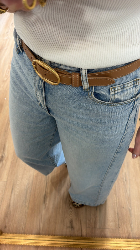 Ceinture ADELINE Camel clair