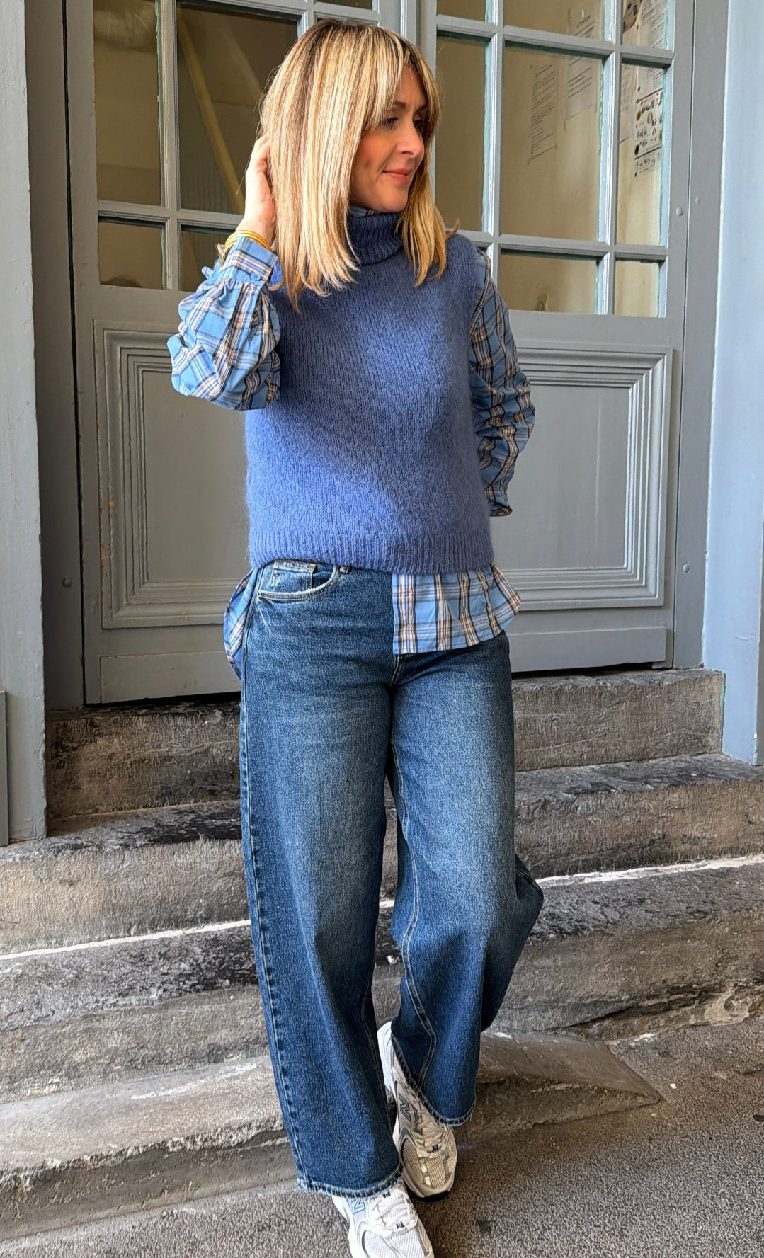 Pull RAPHAËL Bleu jean