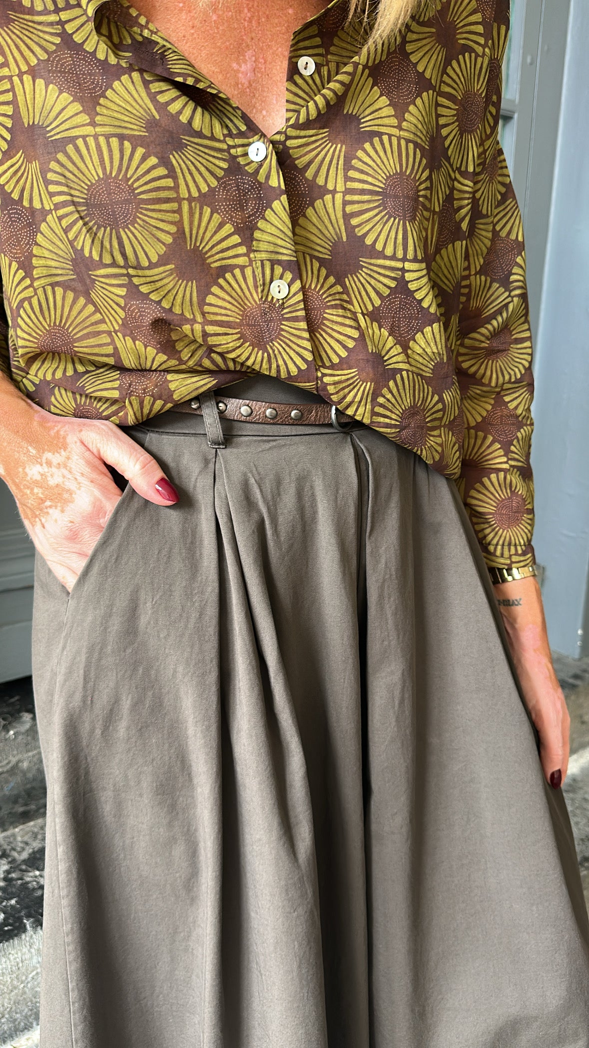 Pantalon EMY Marron