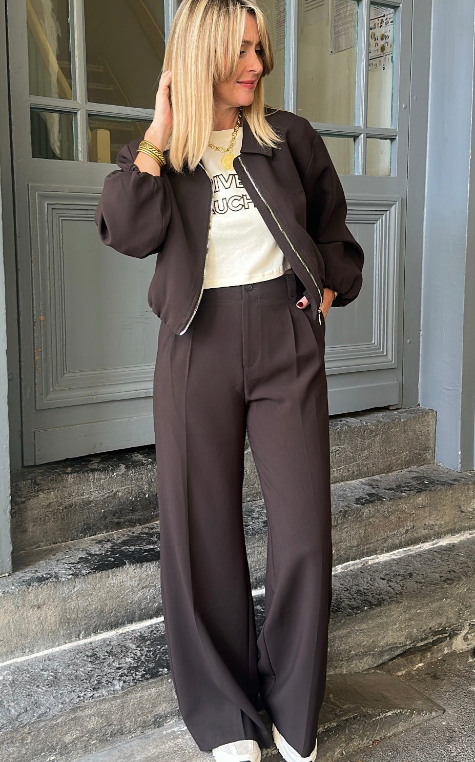 Pantalon SACHA Chocolat