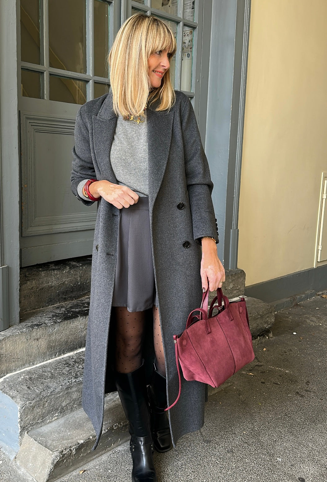 Jupe SARA Gris Anthracite