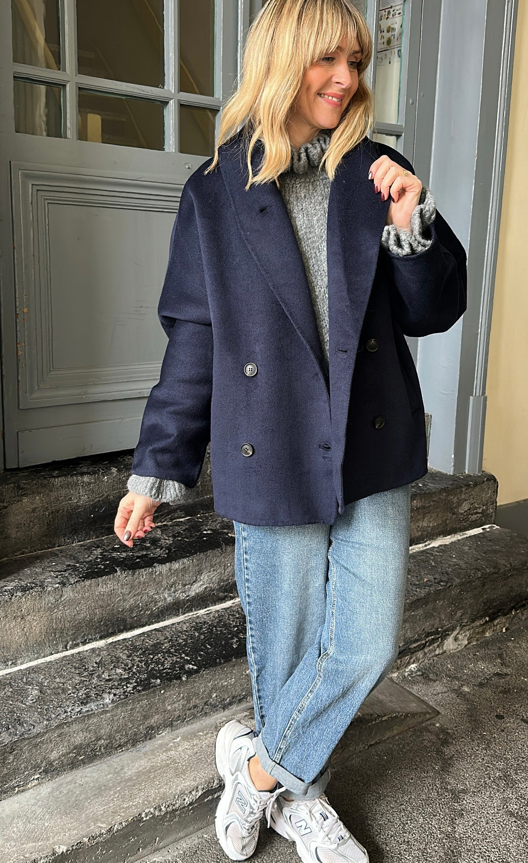 Manteau SOPHIA Bleu marine