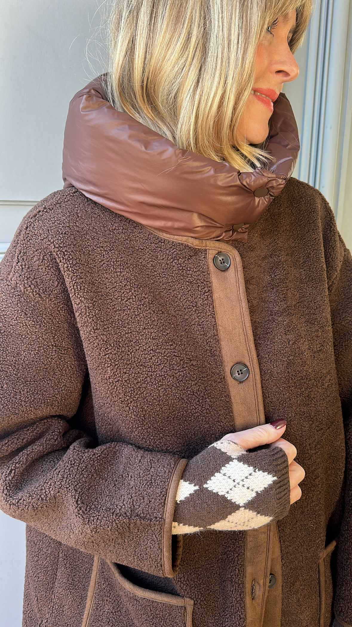 Manteau SACHA Marron