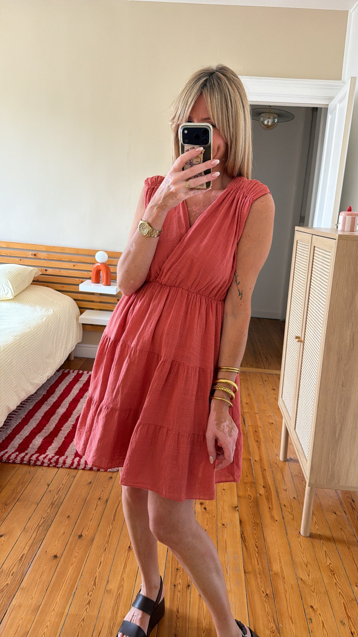 Robe MINA Saumon