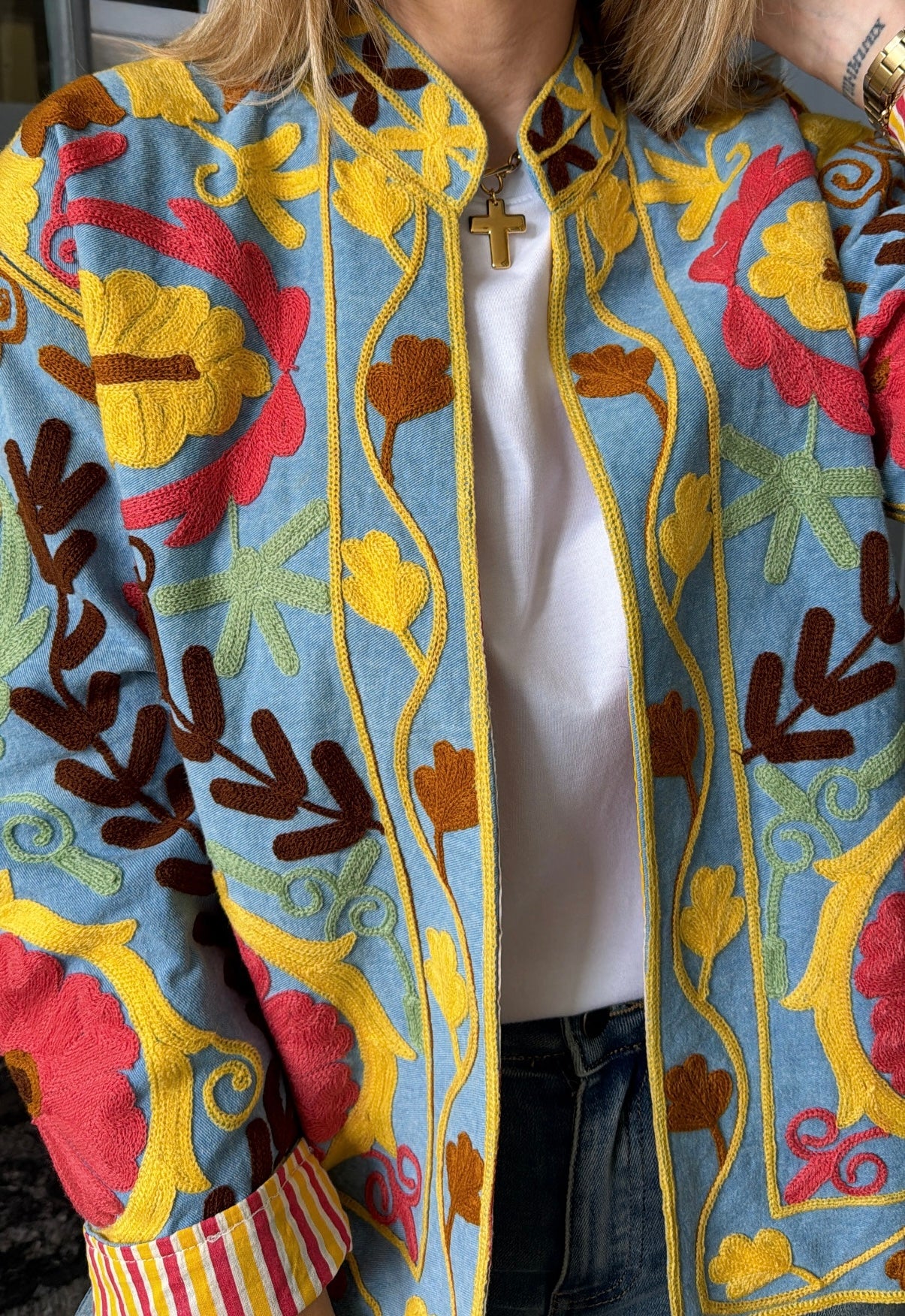 Veste brodée ARIANE