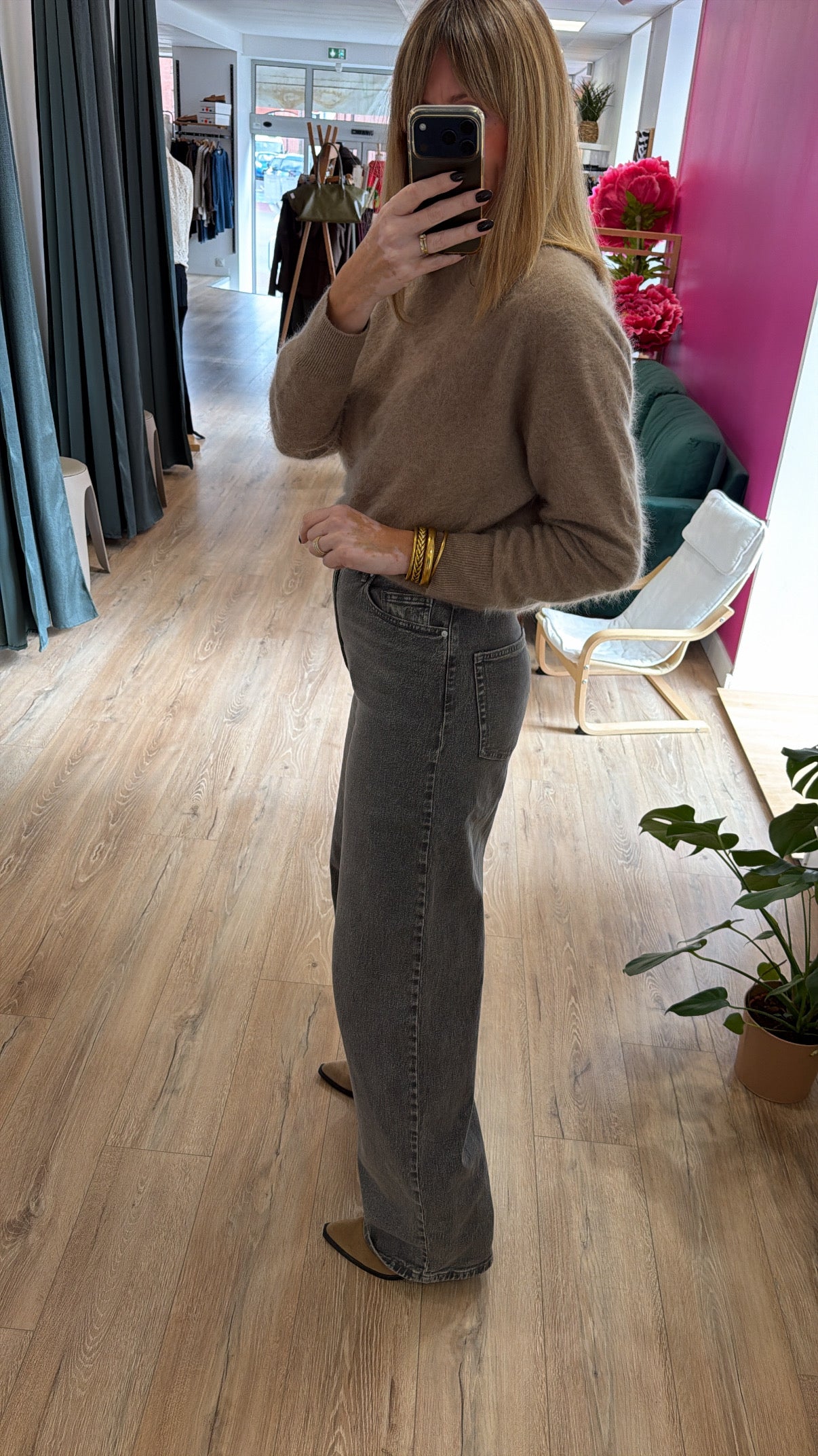 Jean MILAN Baggy gris