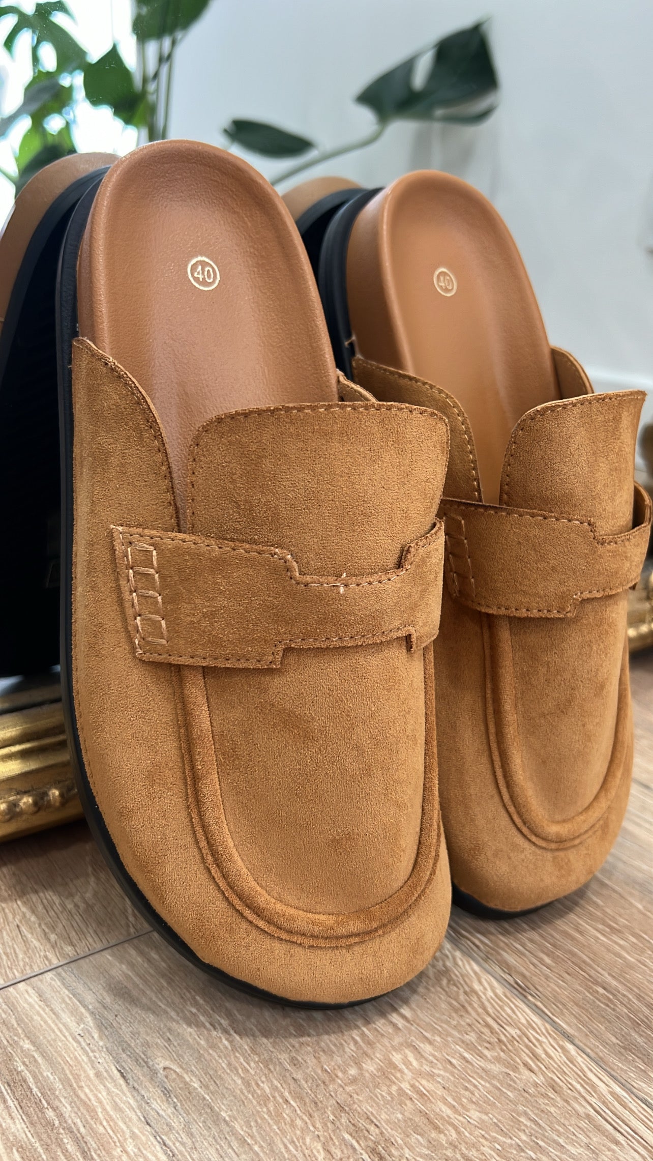 Mules AGLAÉ Camel