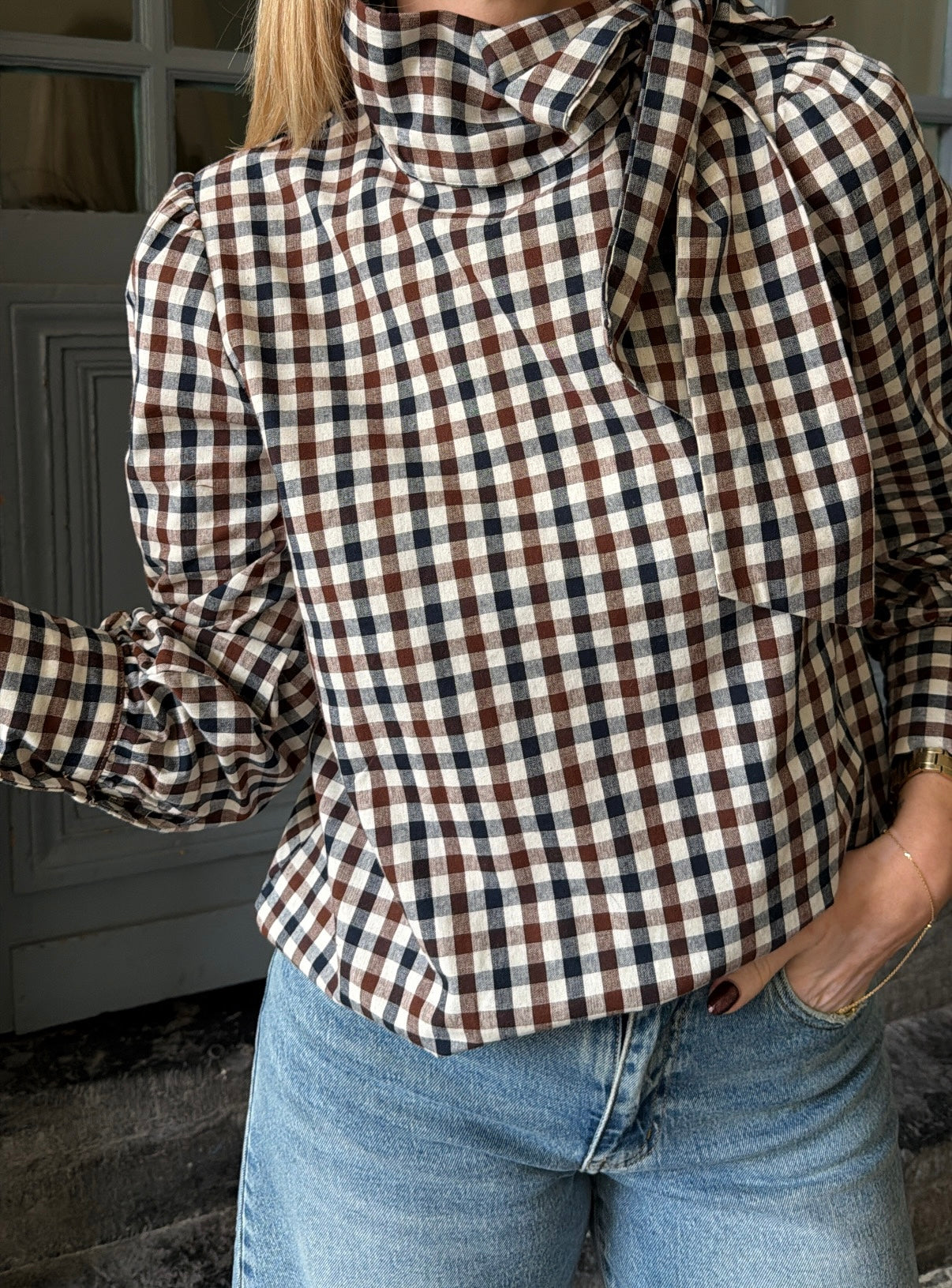 Blouse CORALIE à nœud