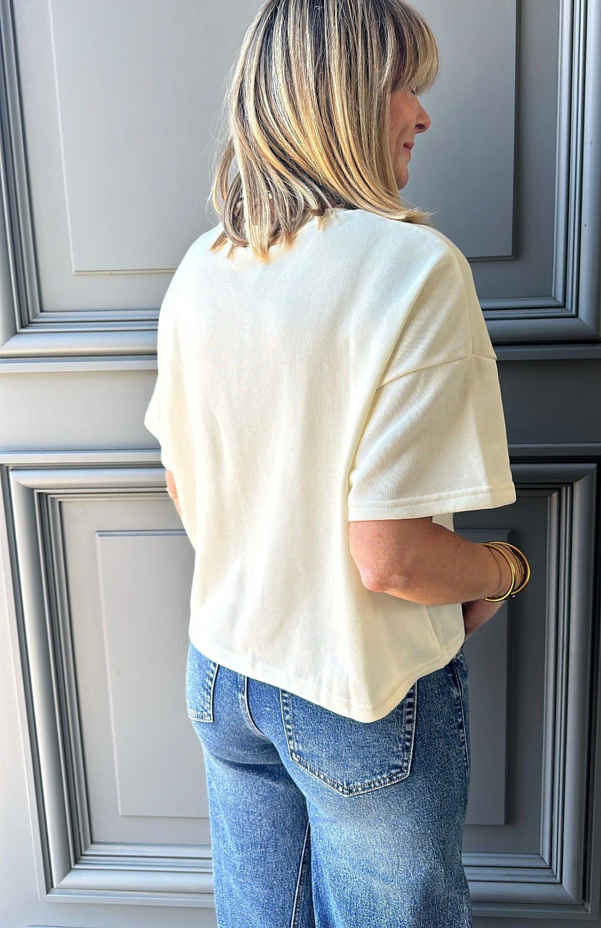 T-shirt sweat CHILLI PIECES White Pepper