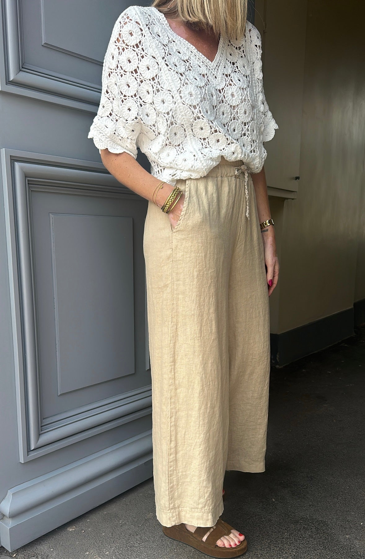 Pantalon ZAKARI Camel
